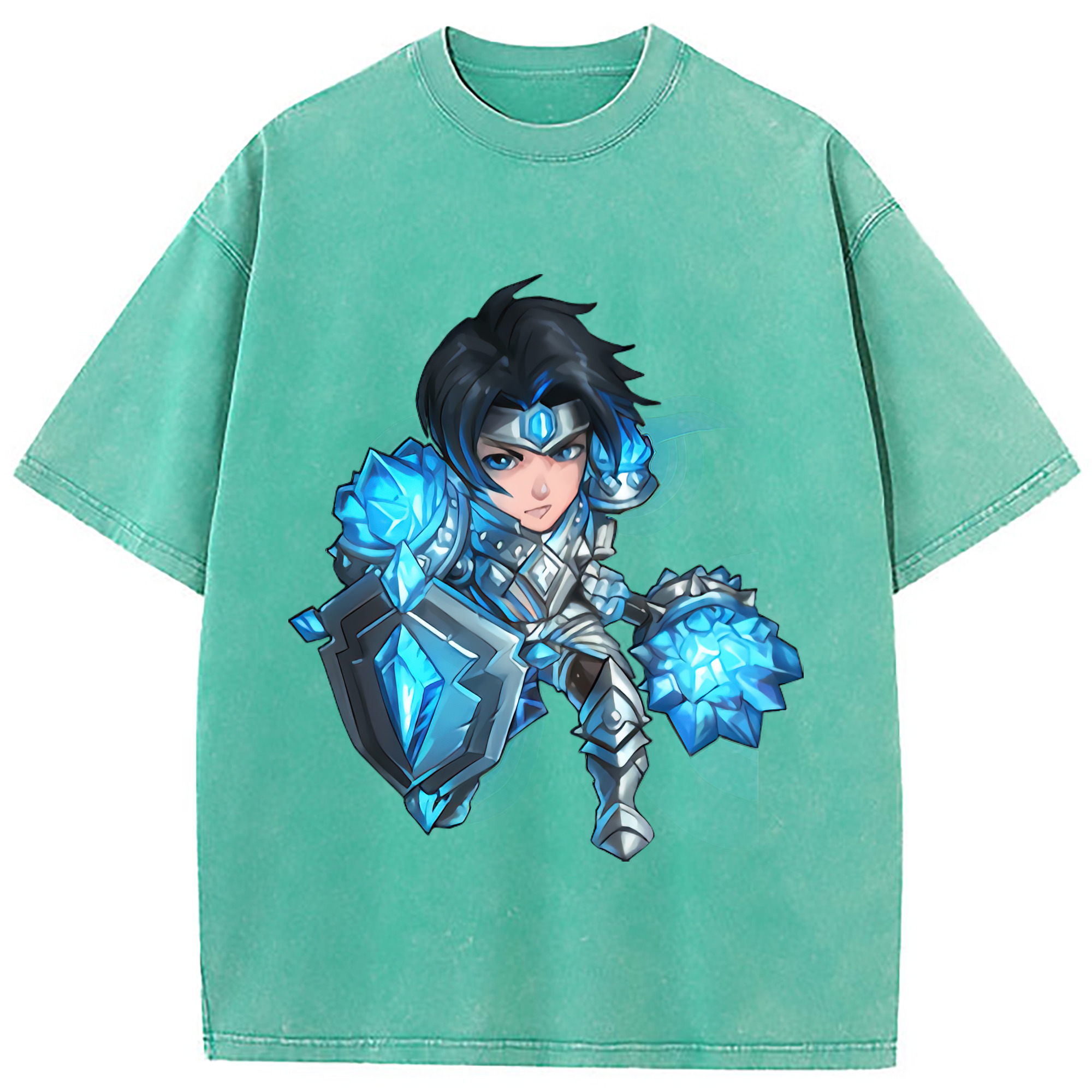 （画像用） リーグ・オブ・レジェンド League of Legends LOL 綿100% ヴィンテージ風 半袖Tシャツ（フロントプリント）